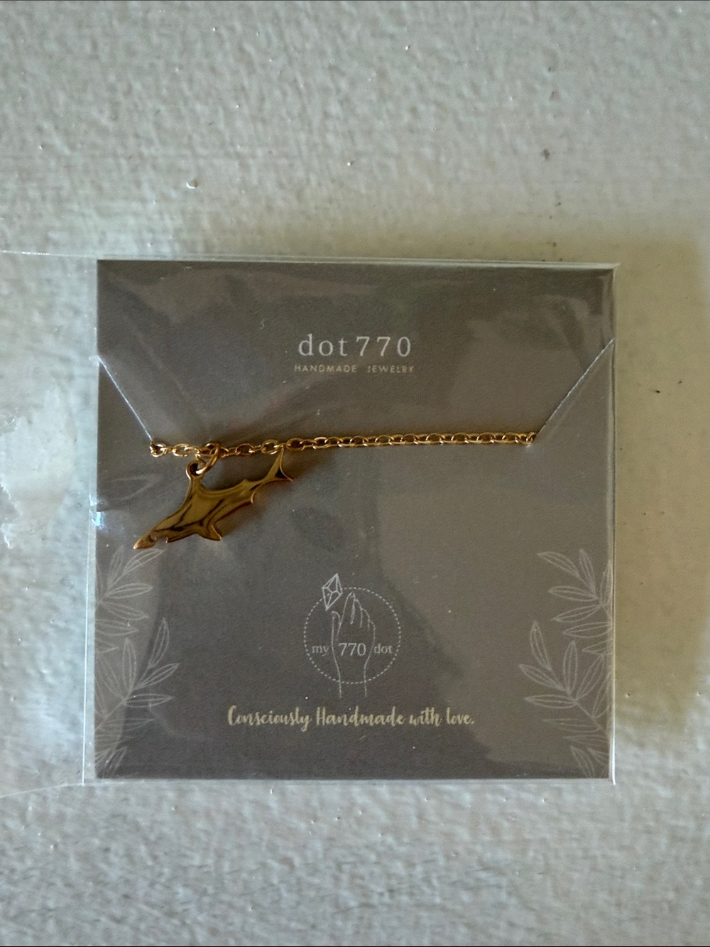 Gold Shark Necklace